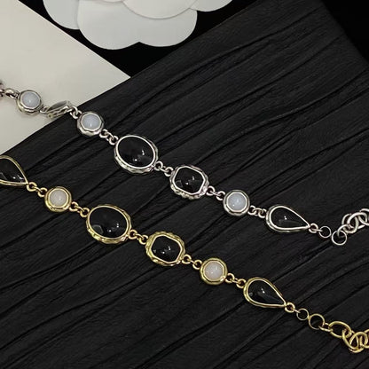 ¡®lume JewelryCabochon Stone Bracelet