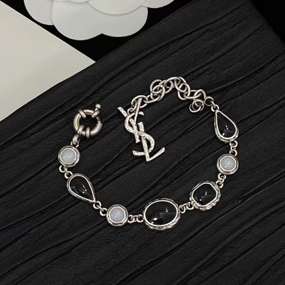 ¡®lume JewelryCabochon Stone Bracelet