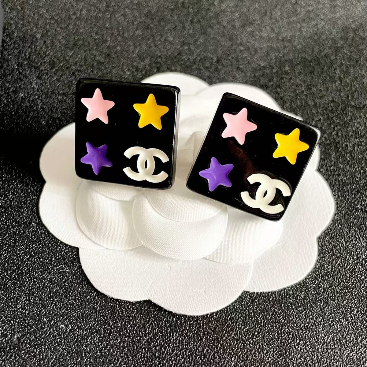 [lume Jewelry]Square Stud Earrings