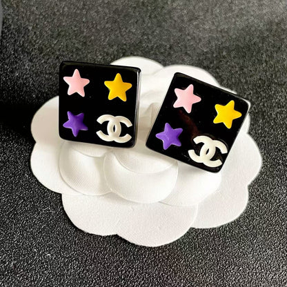 [lume Jewelry]Square Stud Earrings