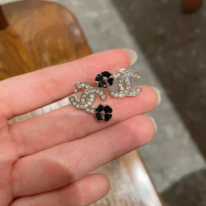 [lume Jewelry]Mini Camellia Stud Earrings
