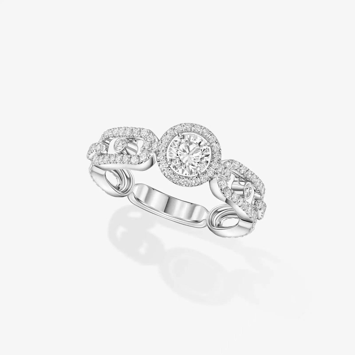 [lume Jewelry]Move Link Solitaire Ring