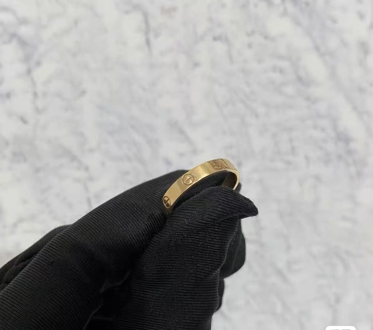 ¡®lume Jewelry¡¯LOVE RING 4MM Plain version, GOLD