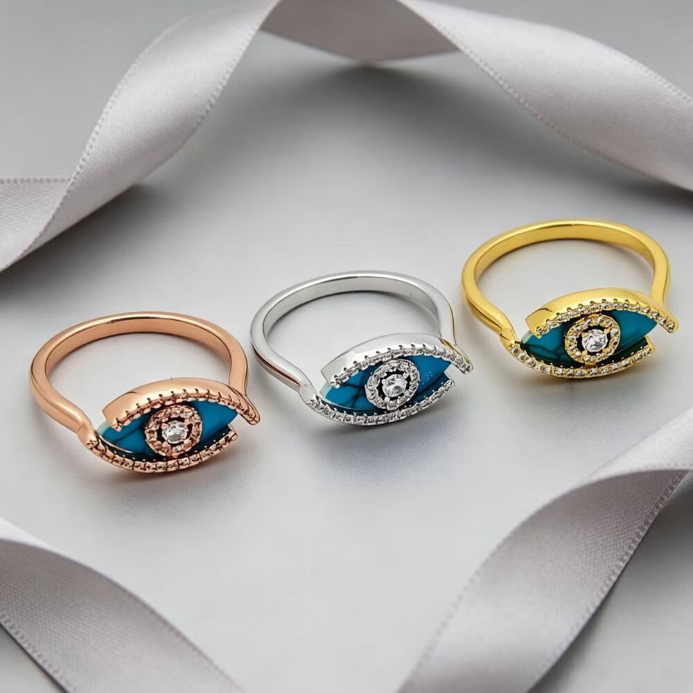 [lume Jewelry]Lucky Eye Malachite Ring