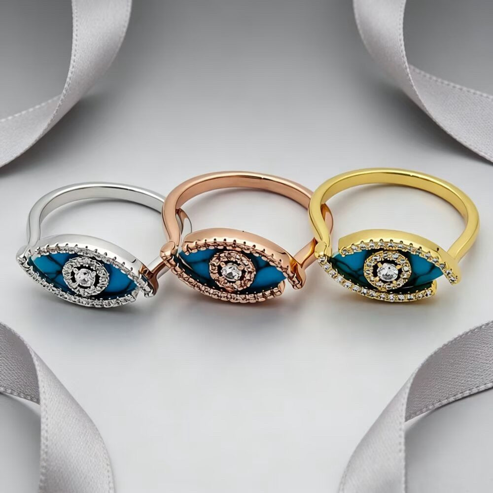 [lume Jewelry]Lucky Eye Malachite Ring