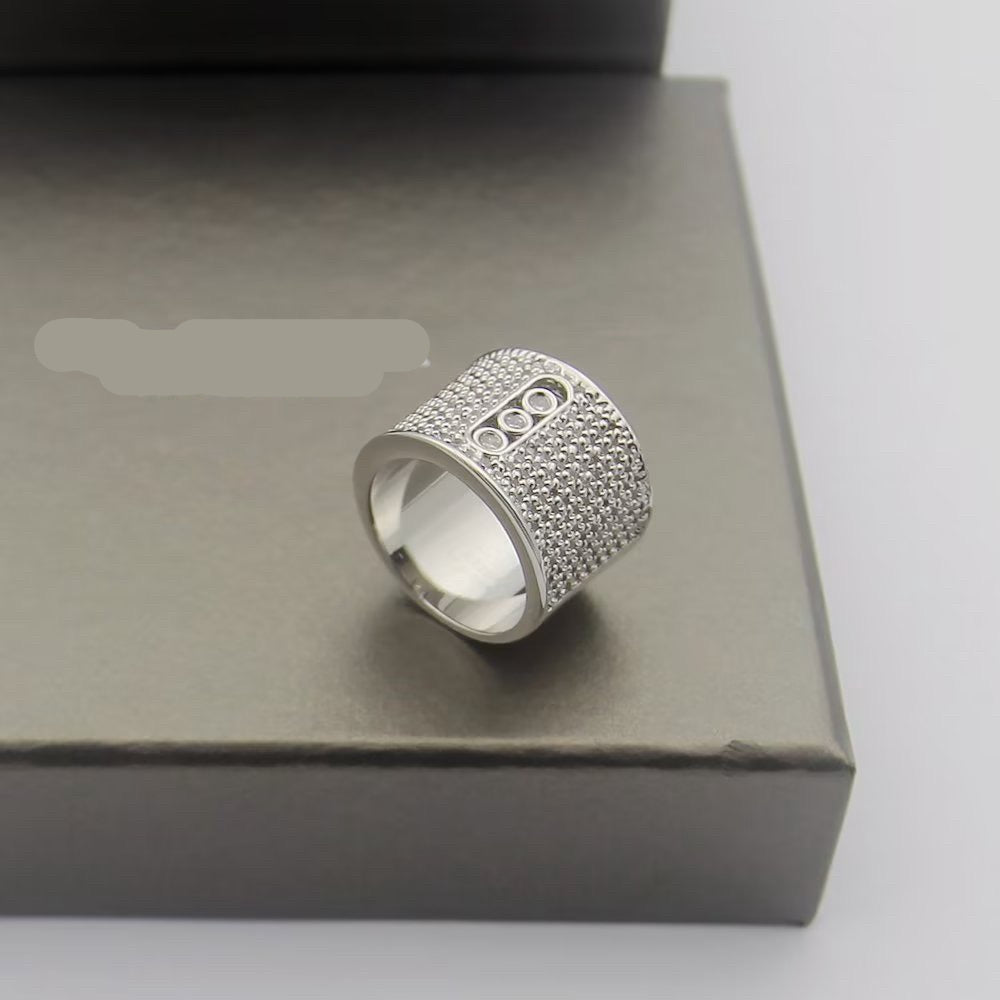 [lume Jewelry] Move Wide Full Pavé Diamond Ring