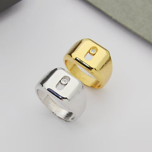 [lume Jewelry] My Move Natural Titanium Signet Ring