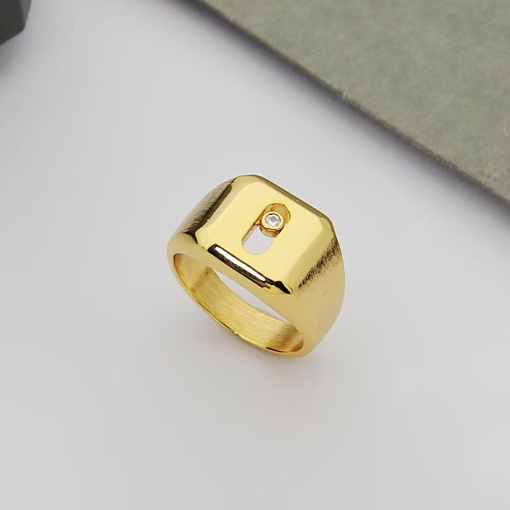 [lume Jewelry] My Move Natural Titanium Signet Ring