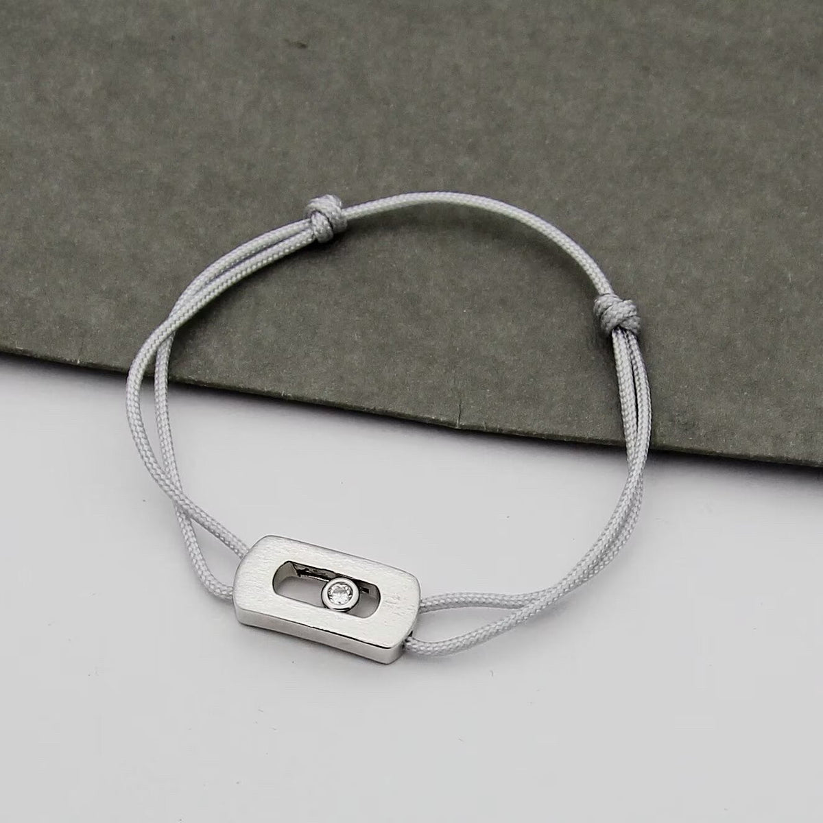 [lume Jewelry]My First Diamond Cord Bracelet