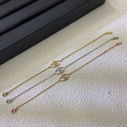 [lume Jewelry]Lucky Eye Sliding Diamond Bracelet