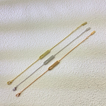 [lume Jewelry]My First Diamond Bracelet(Adjustable)
