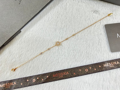 [lume Jewelry]Heart Sliding Diamond Bracelet