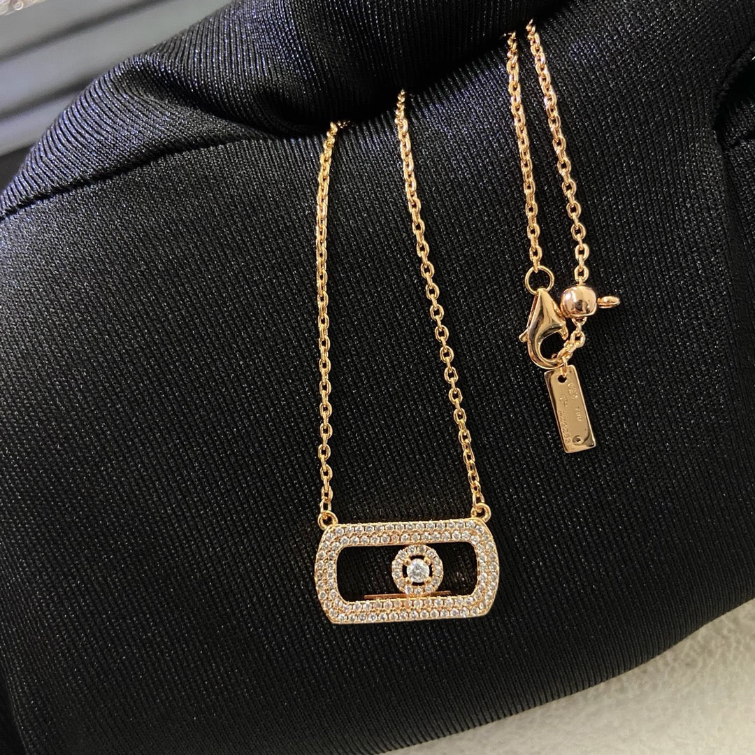 [lume Jewelry] So Move Pavé Sliding Diamond Necklace
