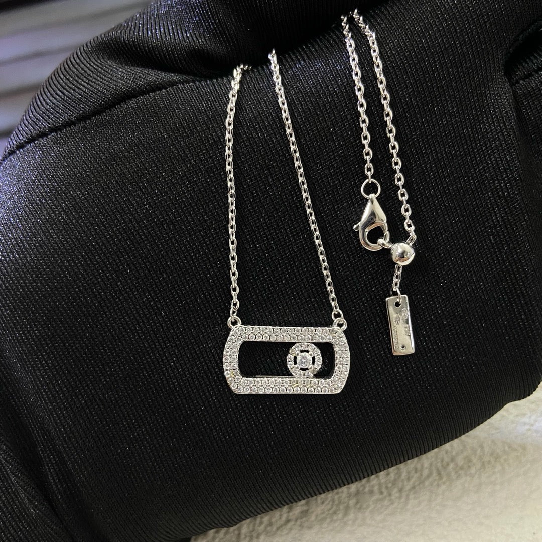 [lume Jewelry] So Move Pavé Sliding Diamond Necklace