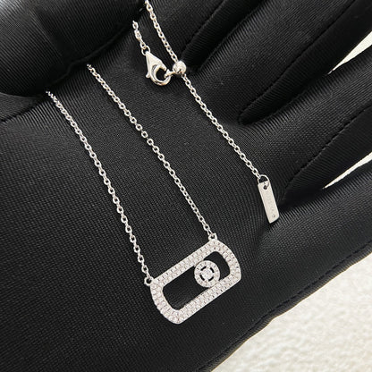 [lume Jewelry] So Move Pavé Sliding Diamond Necklace