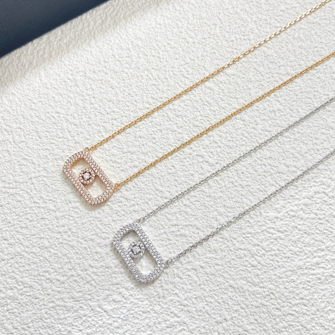 [lume Jewelry] So Move Pavé Sliding Diamond Necklace