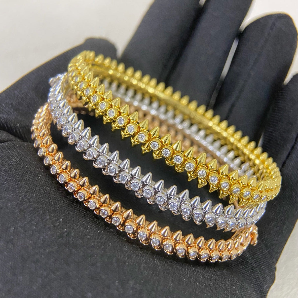 ¡®lume Jewelry¡¯CLASH Studded Diamond Bracelet