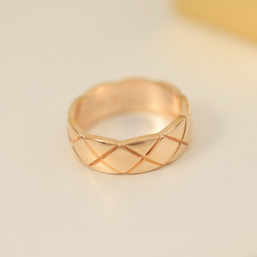 ¡®lume Jewelry¡¯Quilted pattern ring, diamond‑free