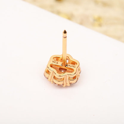 ¡®lume Jewelry¡¯Fleurette Stud Earrings, 18K Gold‑Plated, 7‑Stone