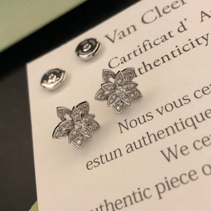 ¡®lume Jewelry¡¯Lotus Openwork Earrings（Mini）