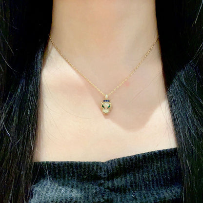 ¡®lume Jewelry¡¯Panthère de Cartier Pavé‑Diamond Necklace