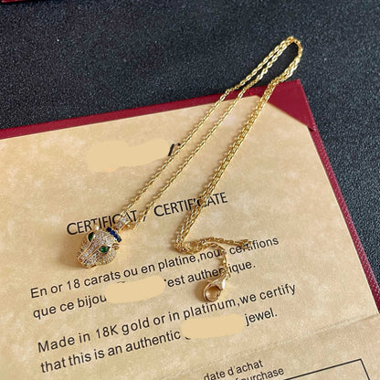 ¡®lume Jewelry¡¯Panthère de Cartier Pavé‑Diamond Necklace