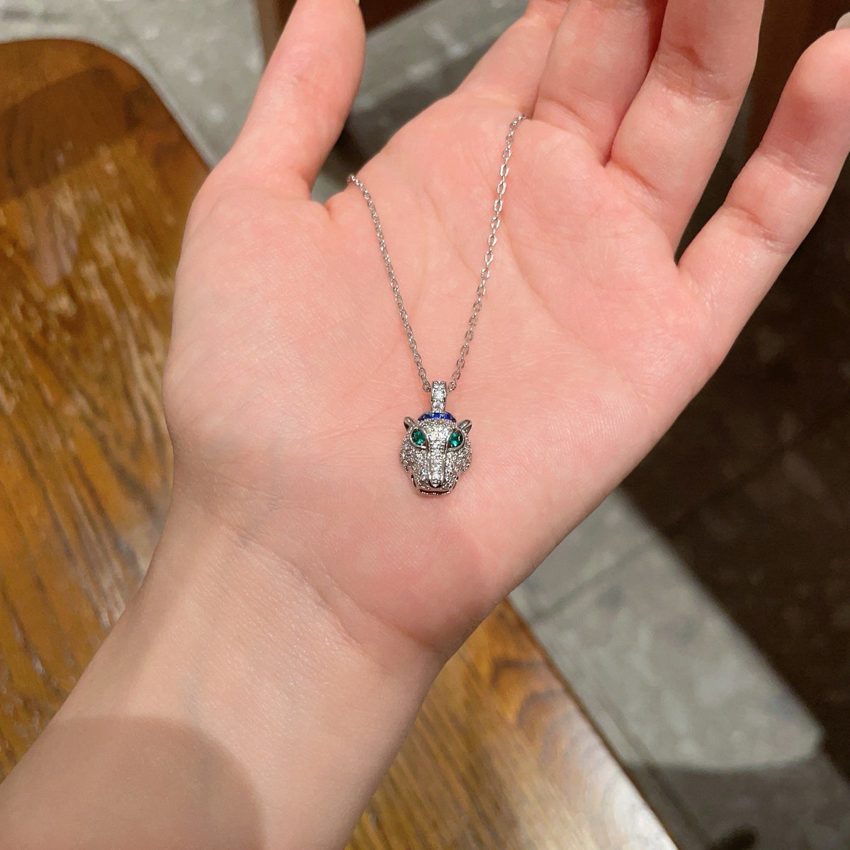 ¡®lume Jewelry¡¯Panthère de Cartier Pavé‑Diamond Necklace