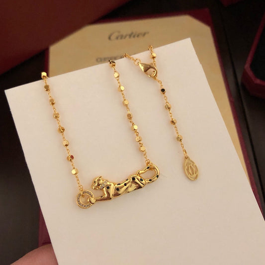 ¡®lume Jewelry¡¯Reclining Panther Necklace