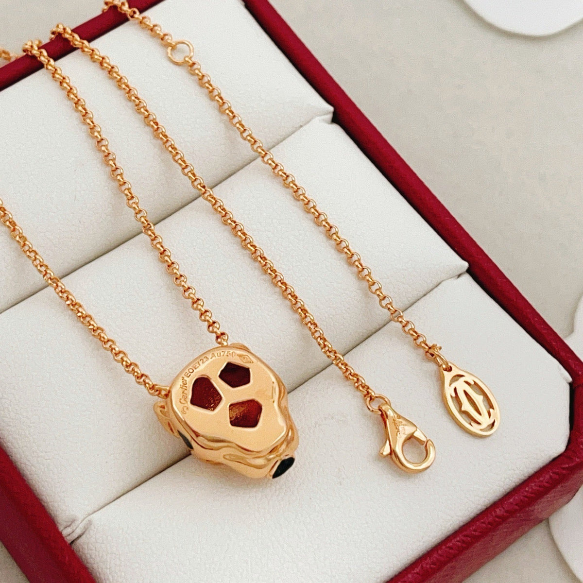 ¡®lume Jewelry¡¯Panthère de Cartier Solid Panther‑Head Necklace,