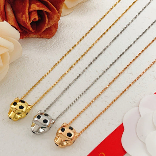 ¡®lume Jewelry¡¯Panthère de Cartier Solid Panther‑Head Necklace,