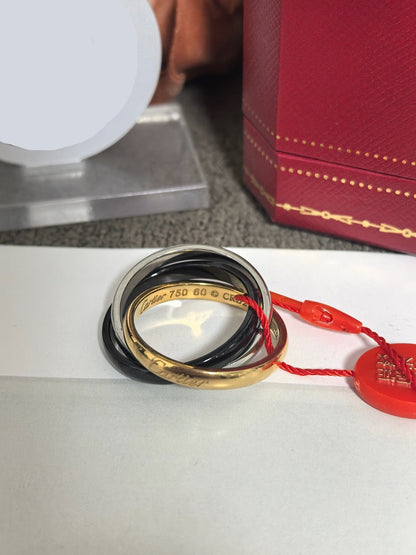 [lume Jewelry]TRINITY RING GOLD PINK GOLD SILVER