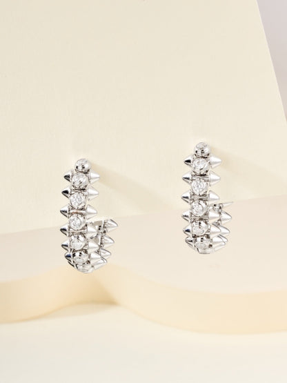 ¡®lume Jewelry¡¯Clash‑de  Spiked Diamond Earrings