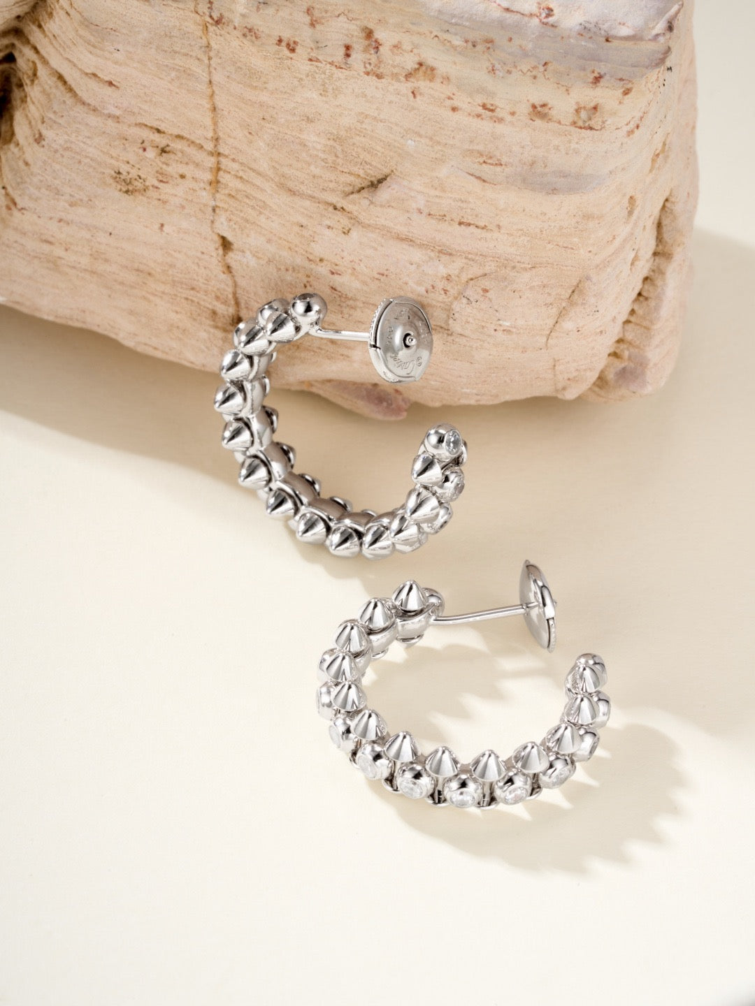 ¡®lume Jewelry¡¯Clash‑de  Spiked Diamond Earrings