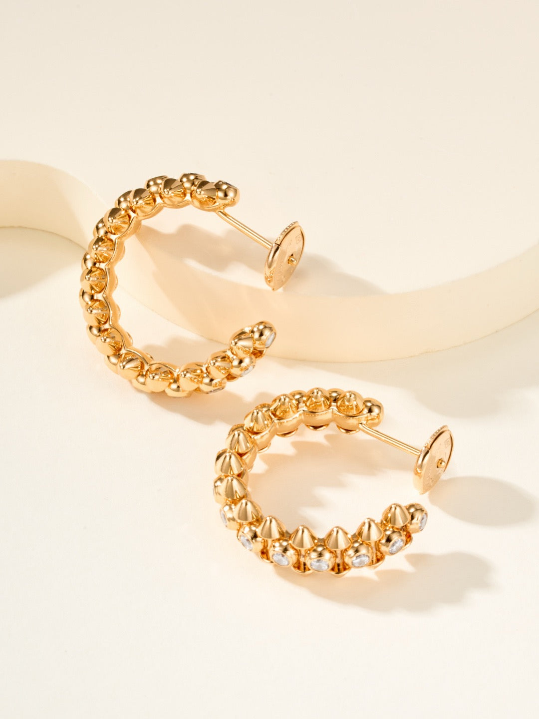 ¡®lume Jewelry¡¯Clash‑de  Spiked Diamond Earrings