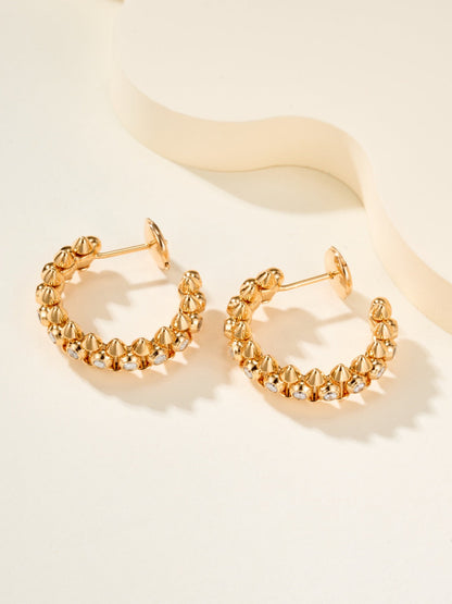 ¡®lume Jewelry¡¯Clash‑de  Spiked Diamond Earrings