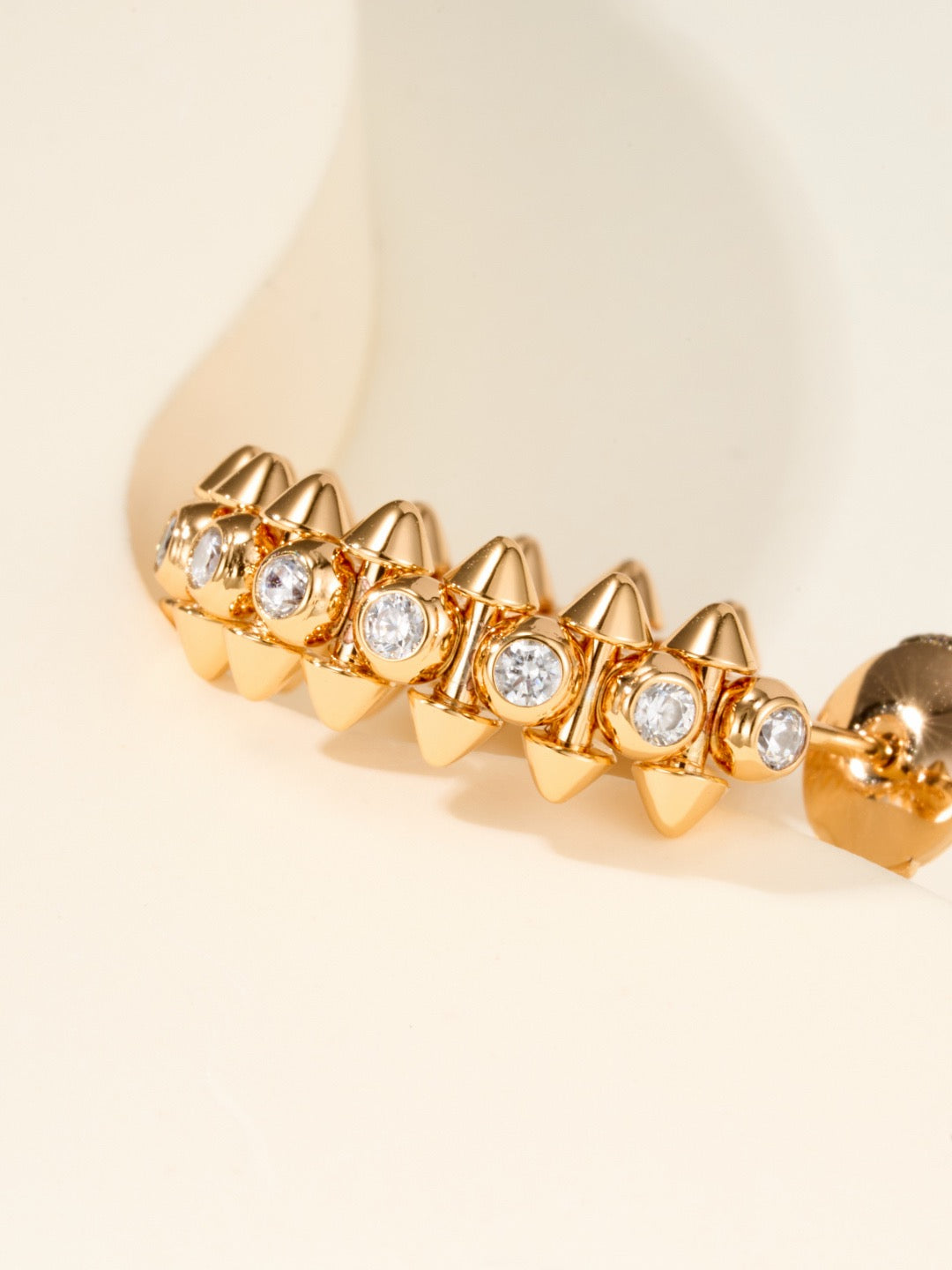 ¡®lume Jewelry¡¯Clash‑de  Spiked Diamond Earrings