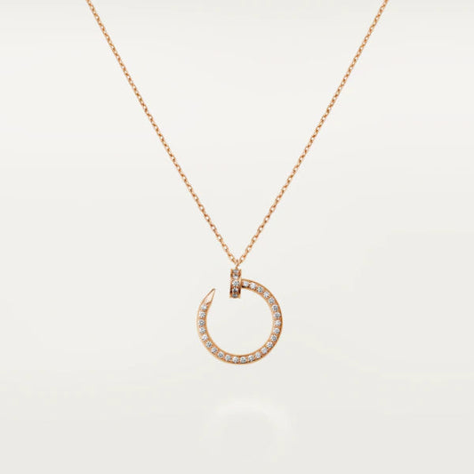 ¡®lume Jewelry¡¯JUSTE NECKLACE PINK GOLD DIAMONDS