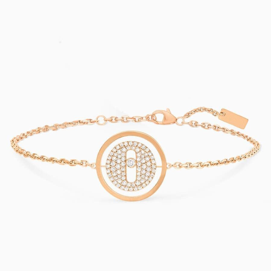 [lume Jewelry]LUCKY MOVE DIAMOND PAVED BRACELET