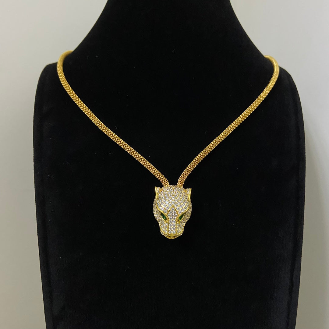 ¡®lume Jewelry¡¯Panther Head Layered Necklace