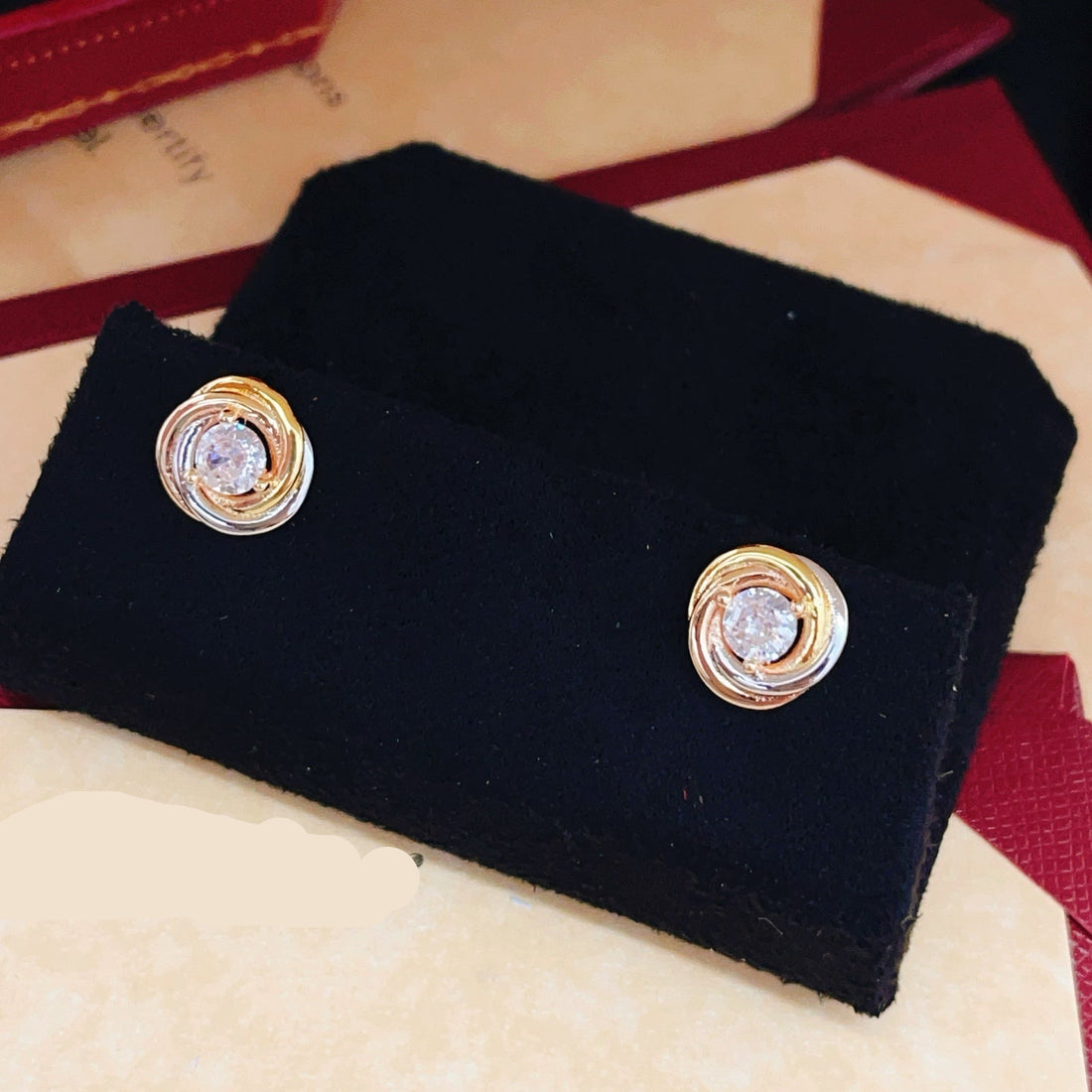 ¡®lume Jewelry¡¯Pave Stud Earrings