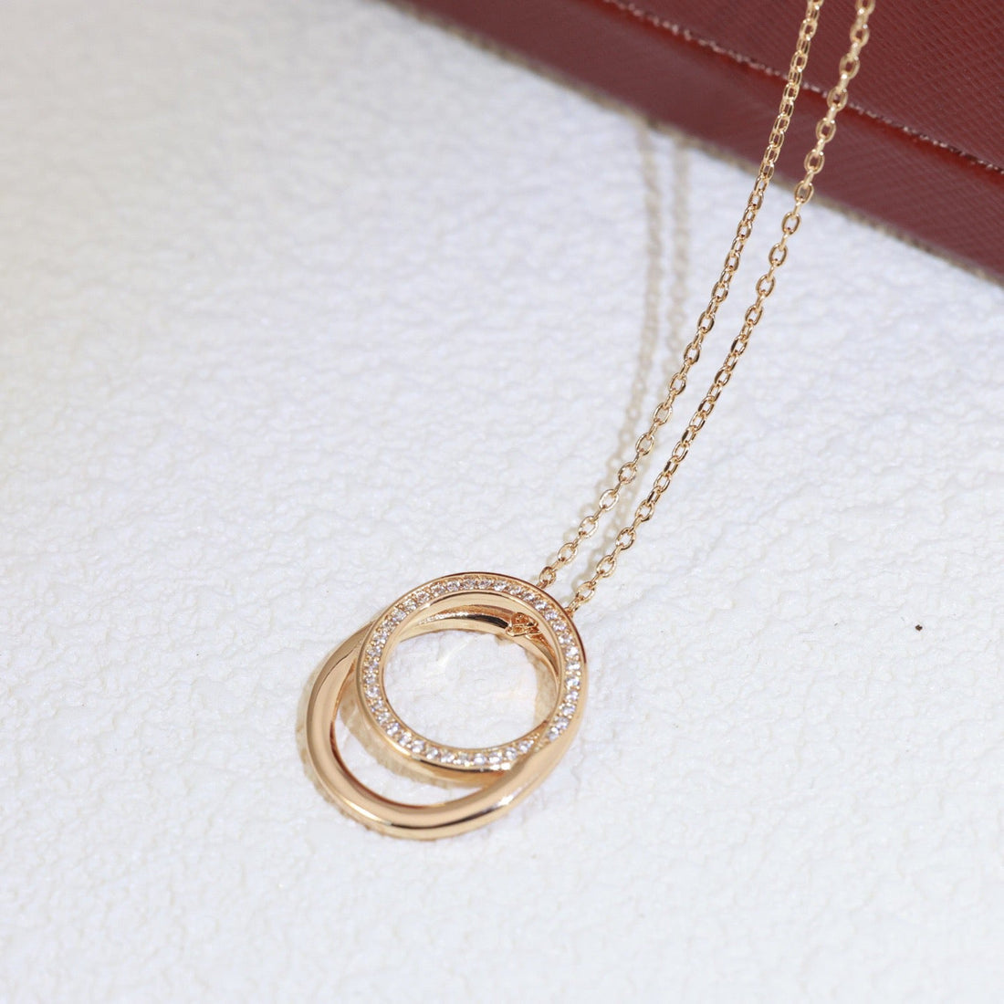 ¡®lume Jewelry¡¯Double Circle Pendant Necklace