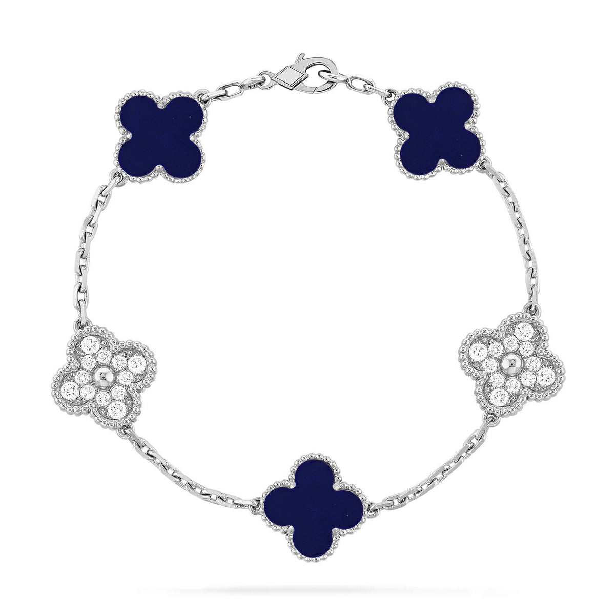 [lume Jewelry]New CLOVER 5 MOTIF LAPIS LAZULI BRACELET COLLECTION