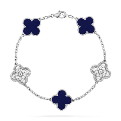 [lume Jewelry]New CLOVER 5 MOTIF LAPIS LAZULI BRACELET COLLECTION