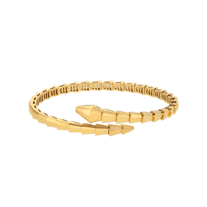 [lume Jewelry]Viper Silver No‑Diamond Snake Bracelet