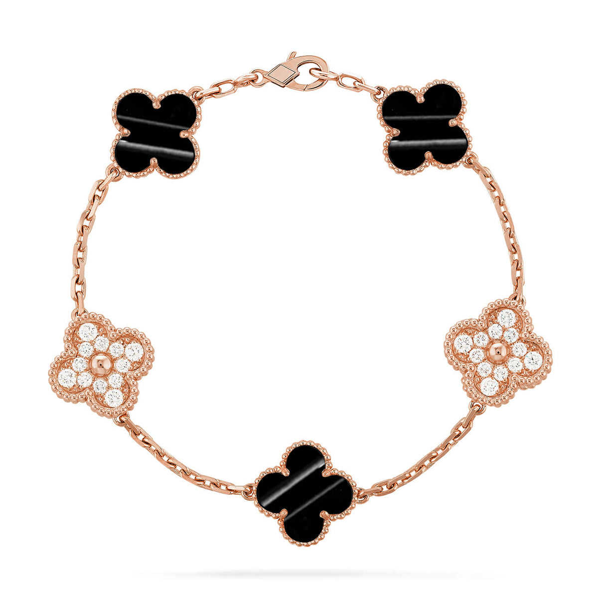 [lume Jewelry]New  CLOVER 5 MOTIF PULSAR STONE BRACELET COLLECTION