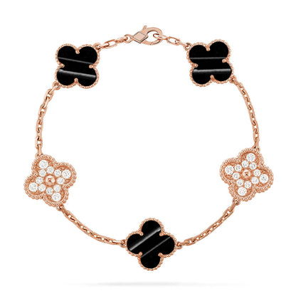 [lume Jewelry]New  CLOVER 5 MOTIF PULSAR STONE BRACELET COLLECTION