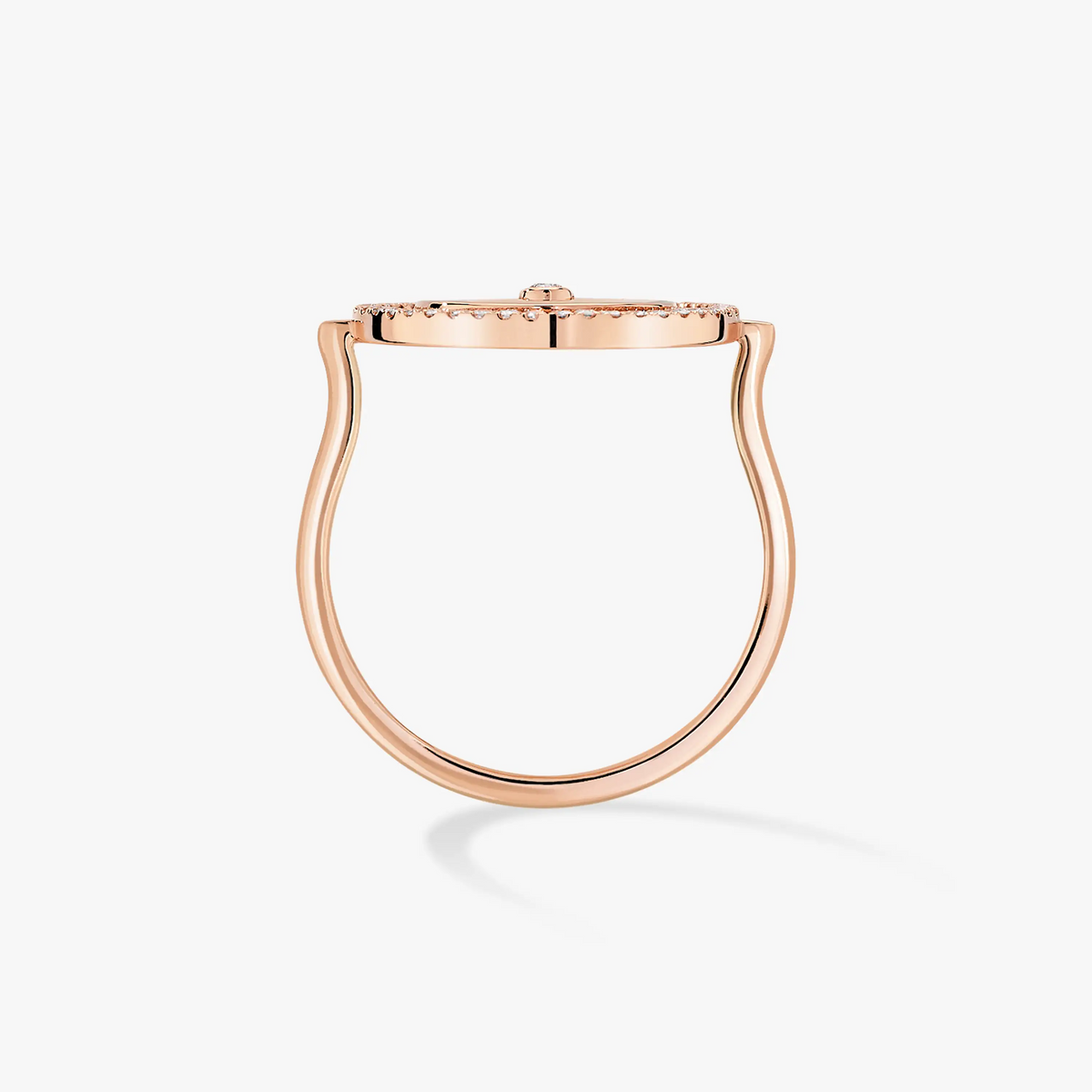 [lume Jewelry]LUCKY MOVE PINK GOLD DIAMOND RING