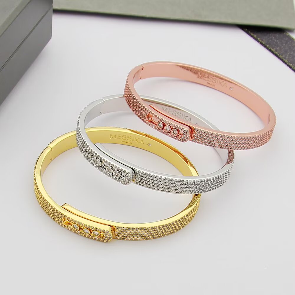 [lume Jewelry]Move Noa Full Pavé Diamond Bangle Bracelet