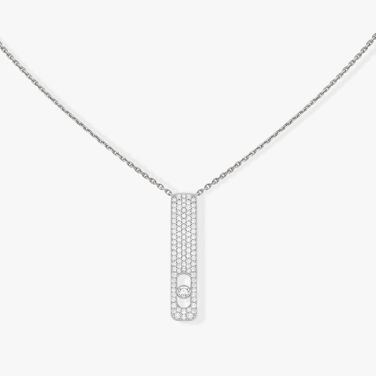 [lume Jewelry]MY FIRST DIAMOND PAVED NECKLACE
