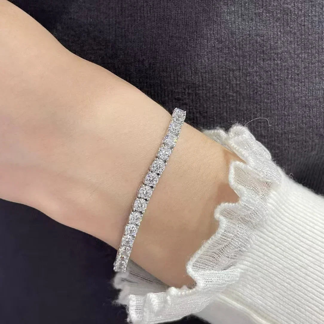 [lume Jewelry] TENNIS BRACELET WITH FULL DIAMOND SETTING